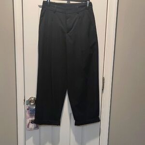 Topshop Size 4 High Waisted Baggy  Trousers.